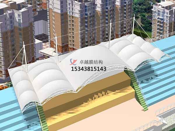 吳忠市體育場膜結(jié)構(gòu)罩棚/籃球、羽毛球、網(wǎng)球場地設(shè)計【公司直銷】?? ?